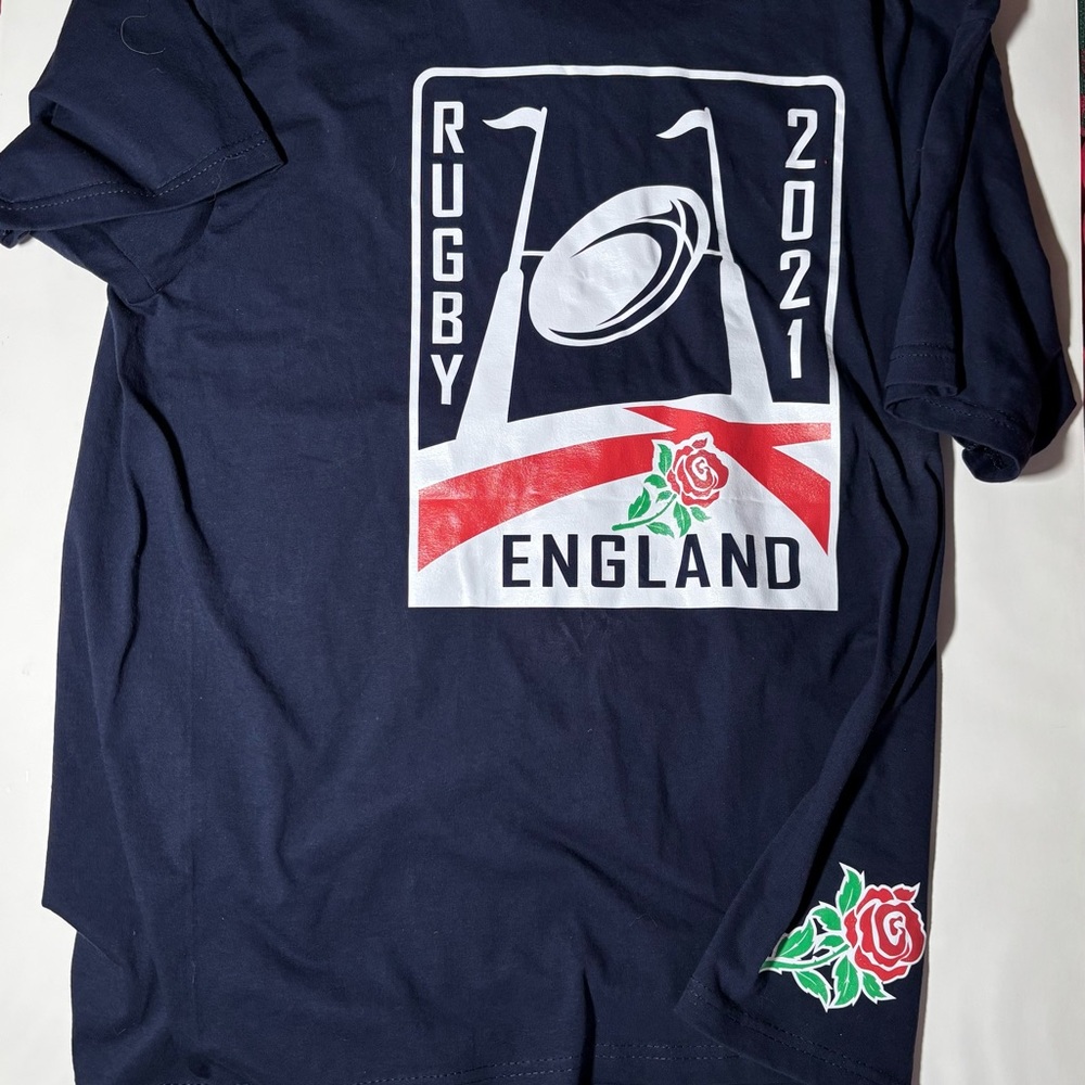 England Rugby 2021 Navy T-Shirt